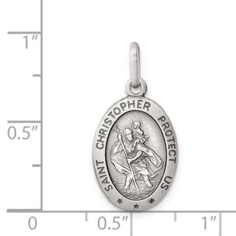 Sterling Silver St. Christopher Medal
