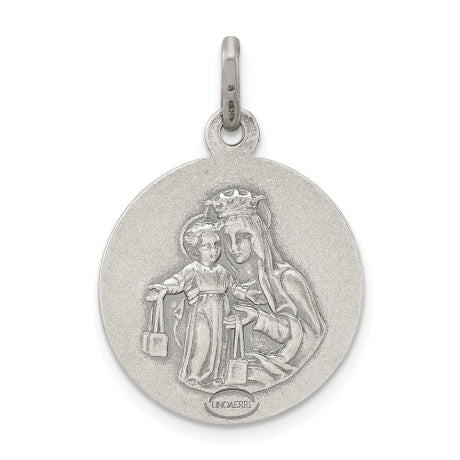Sterling Silver Sacred Heart of Jesus Medal