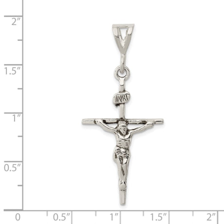 Sterling Silver Antiqued Crucifix Charm