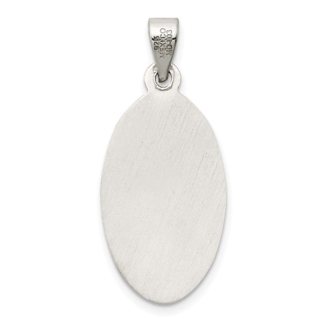 Sterling Silver Mary Medal Pendant