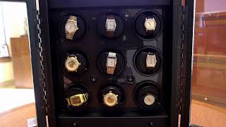 Orbita - Avanti 9 Watch Winder | Macassar/Carbon