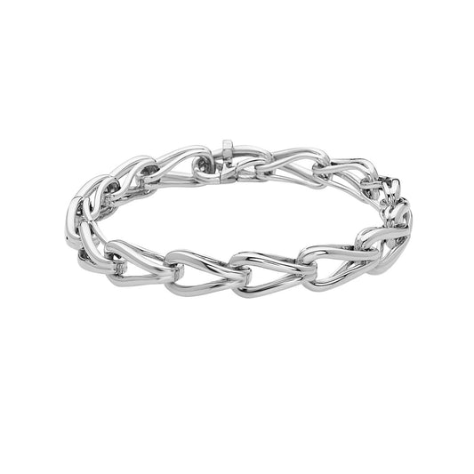 Silver V-Link Bracelet