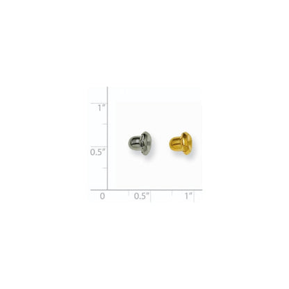 Inverness 6 pair (3Gold-plated, 3 316-Stainless Steel) Clutches