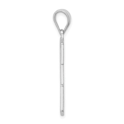 Sterling Silver Letter C Initial Pendant