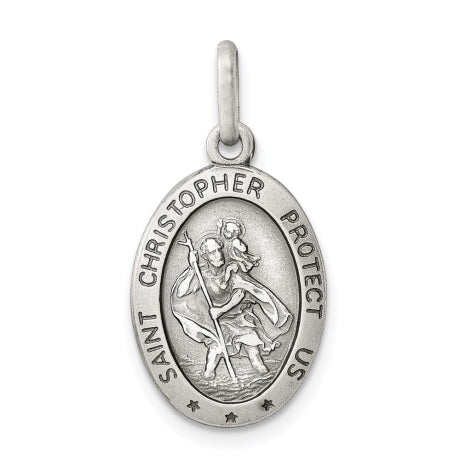 Sterling Silver St. Christopher Medal
