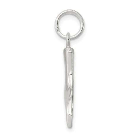 Sterling Silver Whale Tail Charm