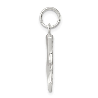 Sterling Silver Whale Tail Charm