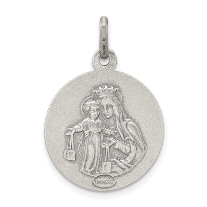 Sterling Silver Sacred Heart of Jesus Medal