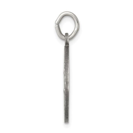 Sterling Silver Antiqued Our Lady of Fatima Medal