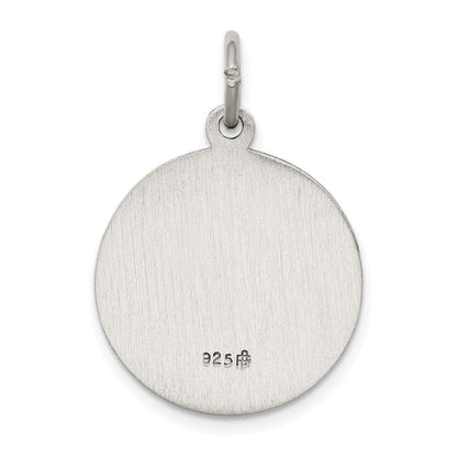 Sterling Silver Antiqued San Juan Los Lagos Medal