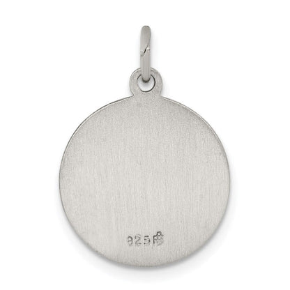 Sterling Silver Antiqued Saint Matthew Medal