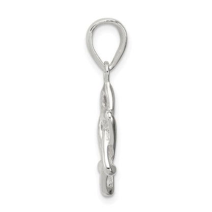 Sterling Silver 3-D Star of David Pendant