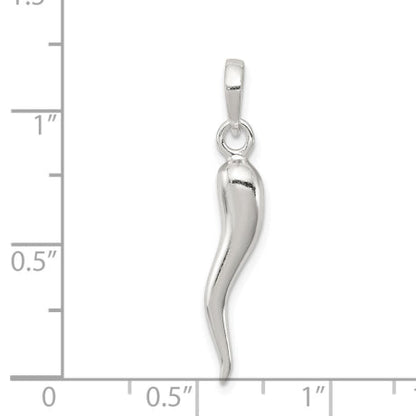 Sterling Silver Italian Horn