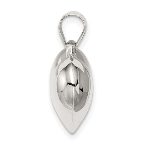 Sterling Silver Puffed Heart Charm