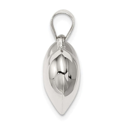 Sterling Silver Puffed Heart Charm