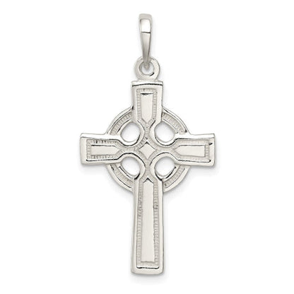 Sterling Silver Polished Cross Pendant
