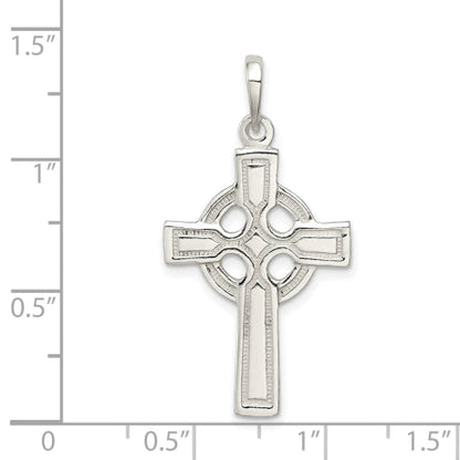 Sterling Silver Polished Cross Pendant