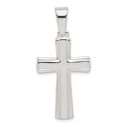 Sterling Silver Polished Cross Pendant