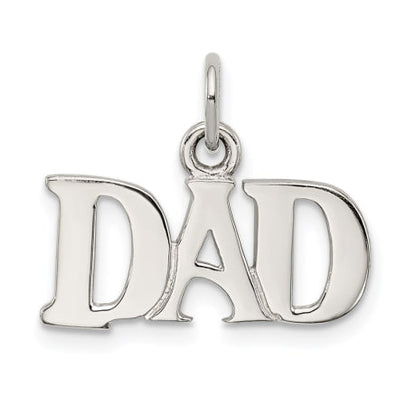Sterling Silver Dad Charm