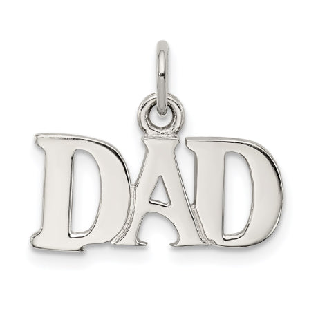 Sterling Silver Dad Charm