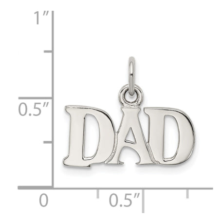 Sterling Silver Dad Charm