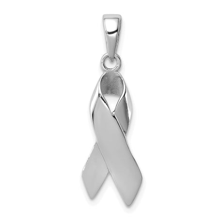 Sterling Silver Cancer Awareness Ribbon Charm