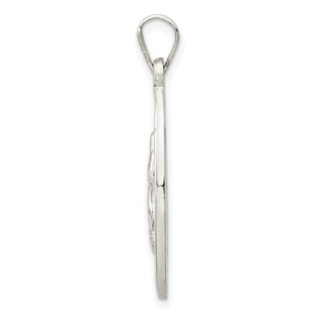 Sterling Silver Mary Medal Pendant
