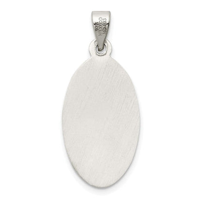 Sterling Silver Mary Medal Pendant