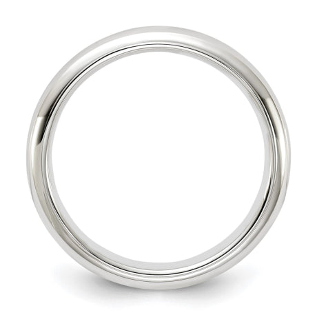 Sterling Silver 3mm Comfort Fit Size 7.5 Band