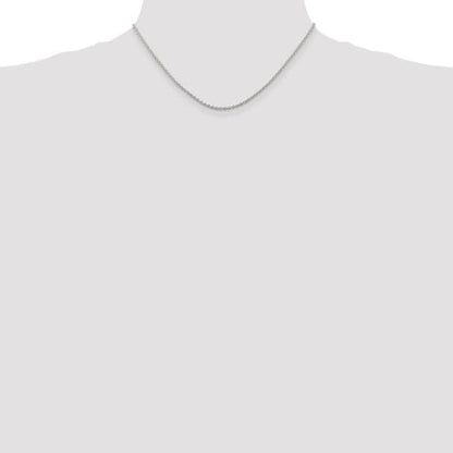 Sterling Silver 1.95mm Cable Chain