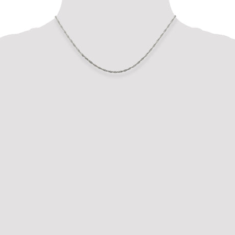 Sterling Silver 1.75mm Singapore Chain