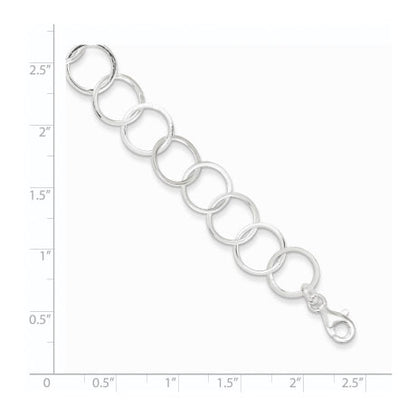 Sterling Silver Circle Bracelet