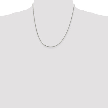 Sterling Silver 1.25mm Round Box Chain