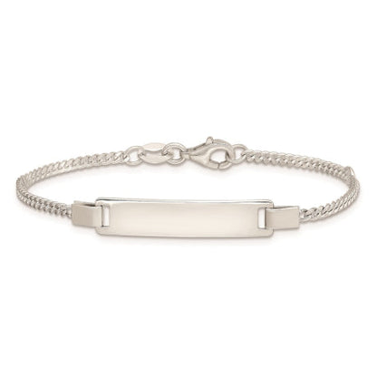 Sterling Silver Adjustable Baby ID Bracelet