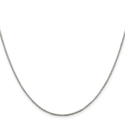 Sterling Silver 1.25mm Twisted Box Chain