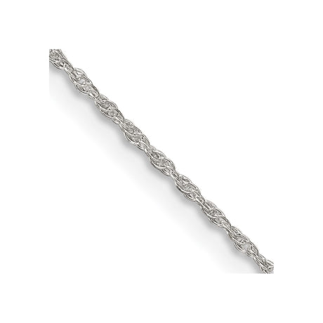 Sterling Silver 1.25mm Loose Rope Chain