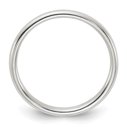 Sterling Silver 2mm Half Round Size 10 Band