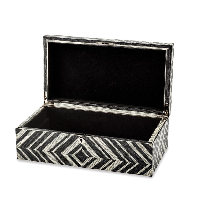 Luxury Giftware High Gloss Brazilian Wild Walnut Veneer Locking Wooden 8-Watch and Jewelry Box