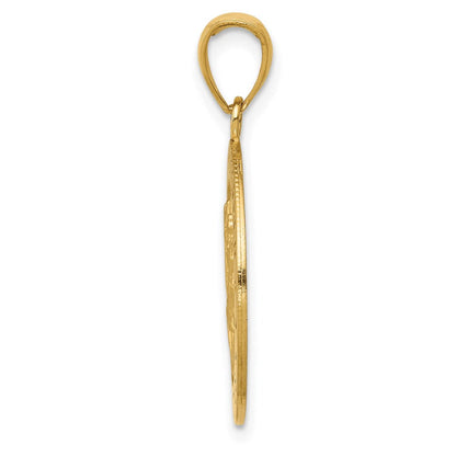 14k Saint Christopher Medal Pendant