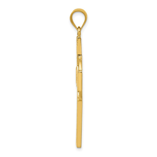 14k Celtic Cross Pendant