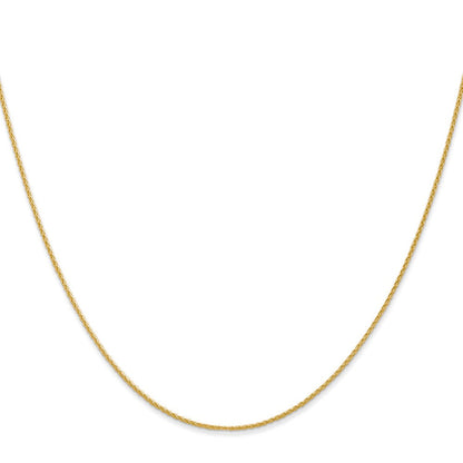 14k 20 inch 1mm Parisian Wheat with Lobster Clasp Chain