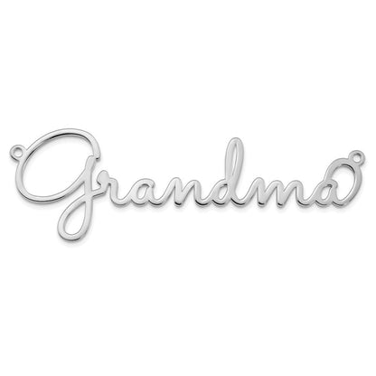 14KW Polished Sacramento Font Name Plate