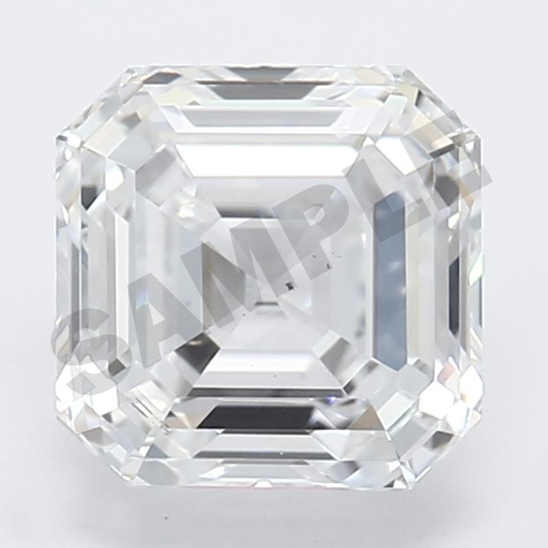 1.85 Carat Asscher IGI Labgrown Diamond, With Certificate ID 639429697
