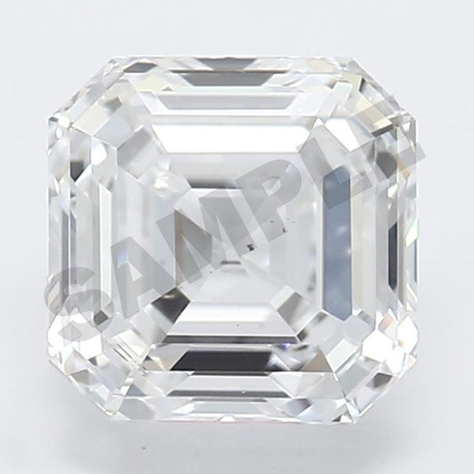 1.85 Carat Asscher IGI Labgrown Diamond, With Certificate ID 639429697